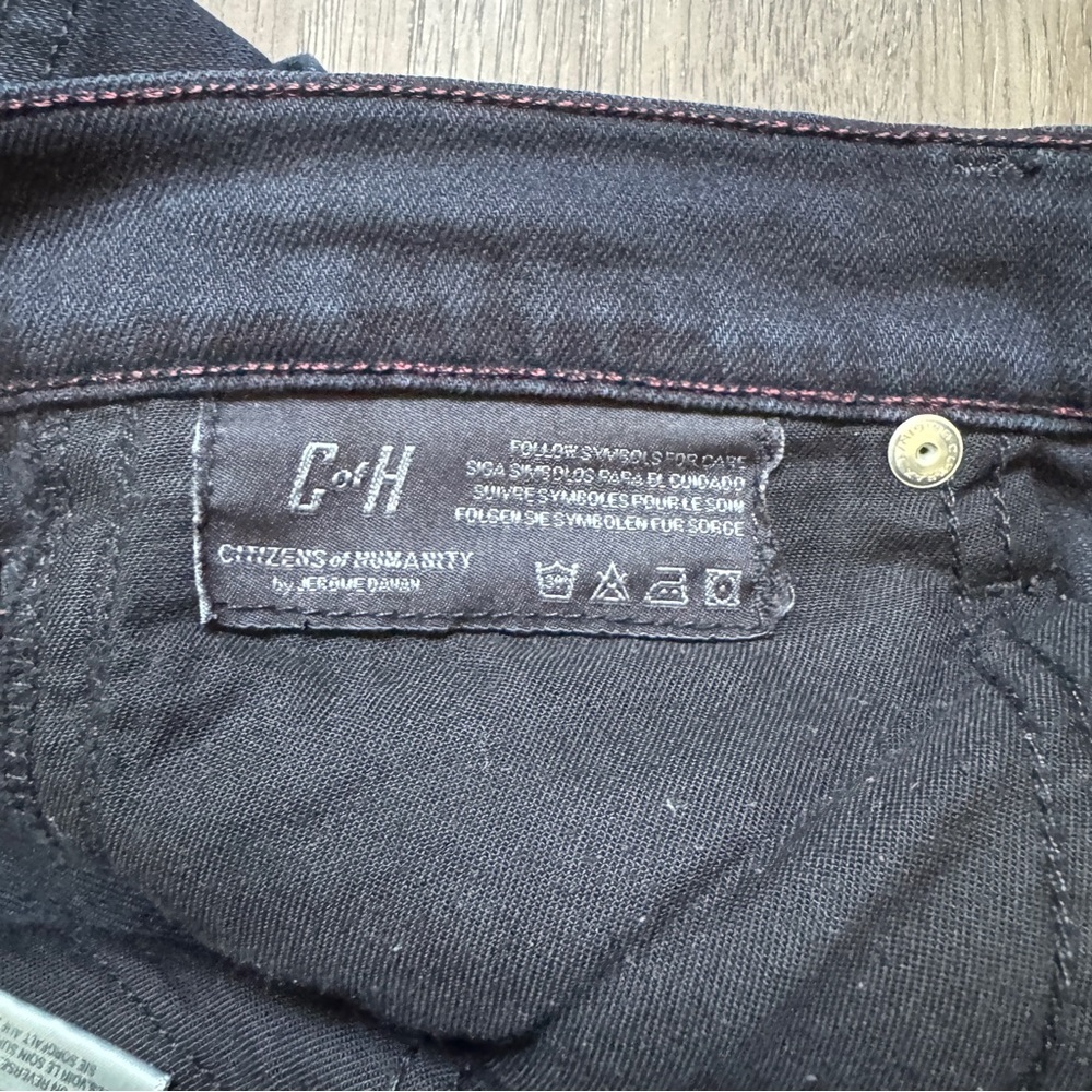 Citizens of Humanity Black Women's Skinny Jeans - Size 26 - Picture 9 of 13